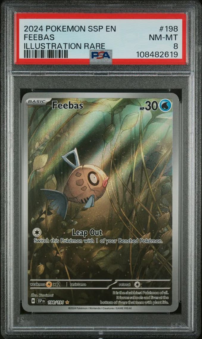 Feebas, Surging Sparks, PSA 8