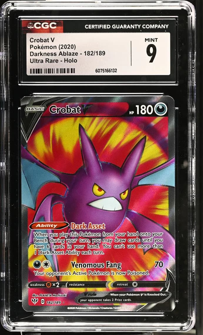 Crobat V, Darkness Ablaze, CGC 9