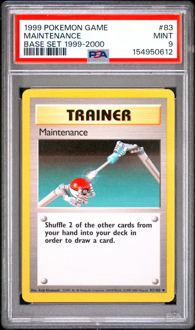 Maintenance, Game, PSA 9