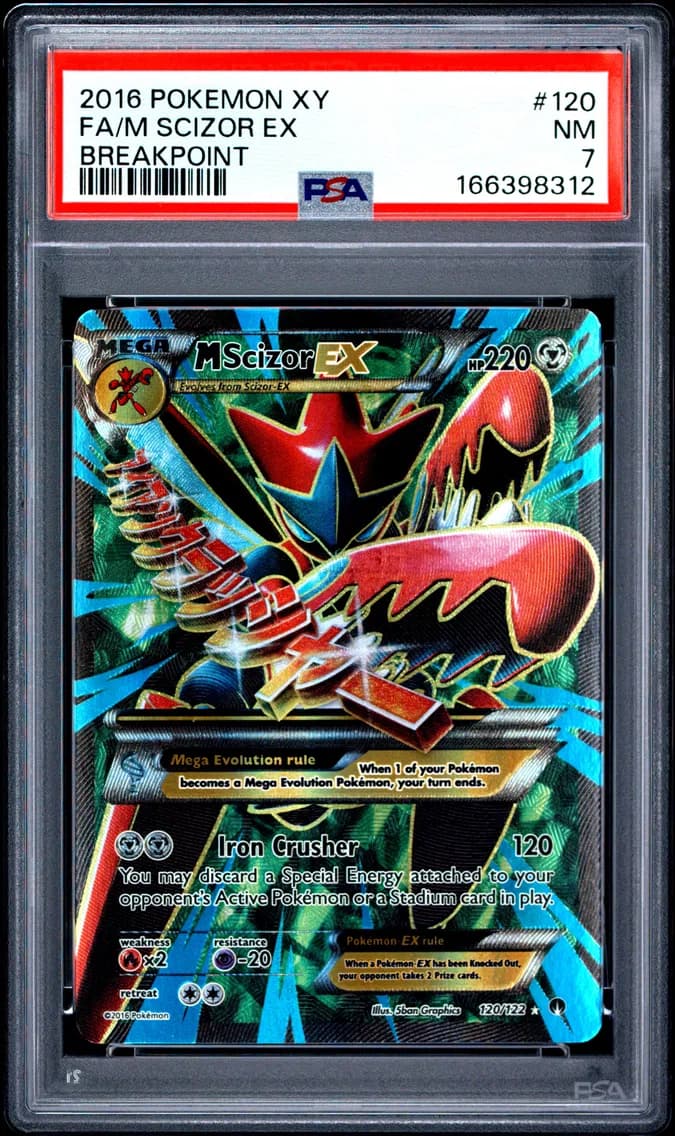 M Scizor EX, XY Breakpoint, PSA 7