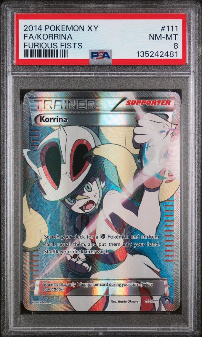 Korrina, XY Furious Fists, PSA 8