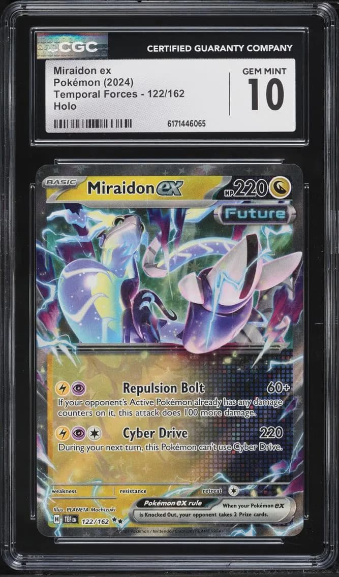 Miraidon ex, Temporal Forces, CGC 10
