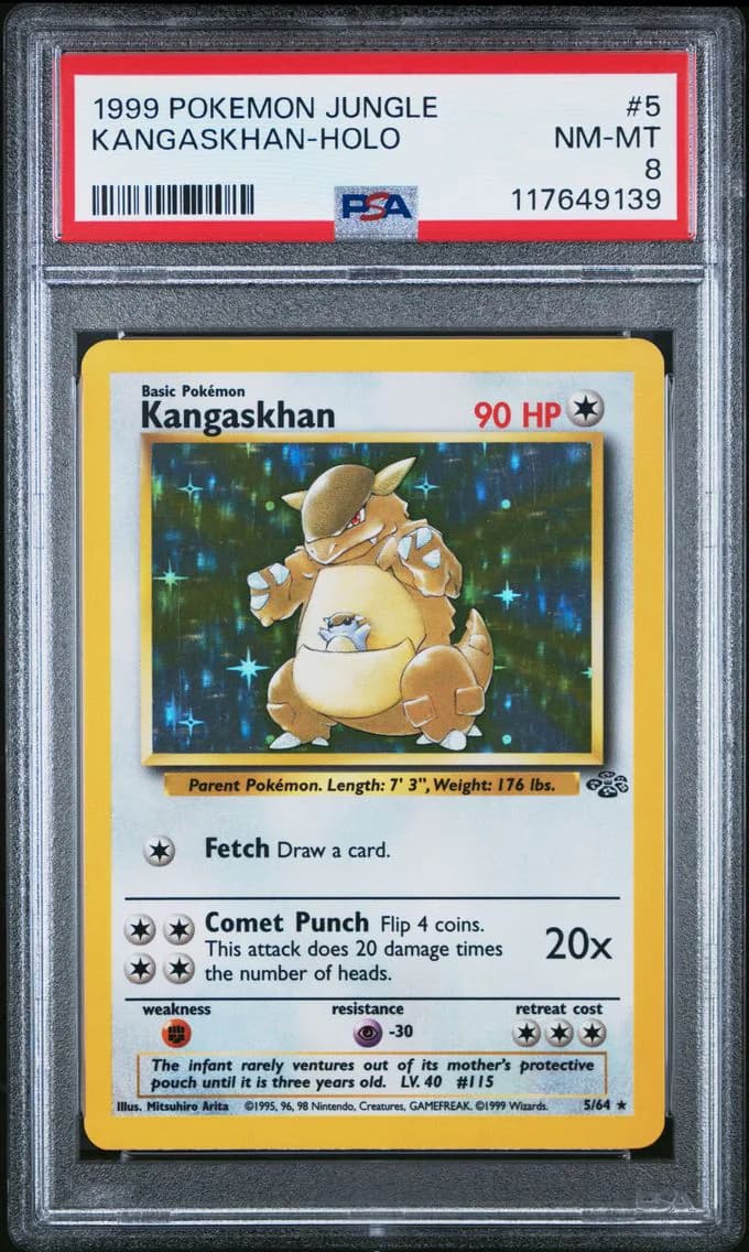 Kangaskhan-Holo, Jungle, PSA 8