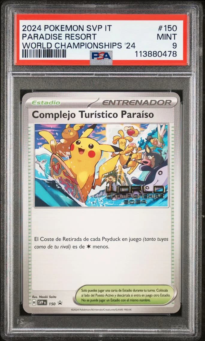 Paradise Resort, Italian Svp It-SV Black Star Promo, PSA 9