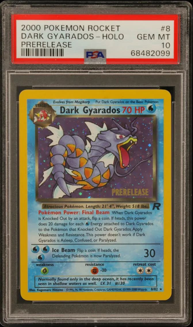 Dark Gyarados-Holo, Rocket, PSA 10
