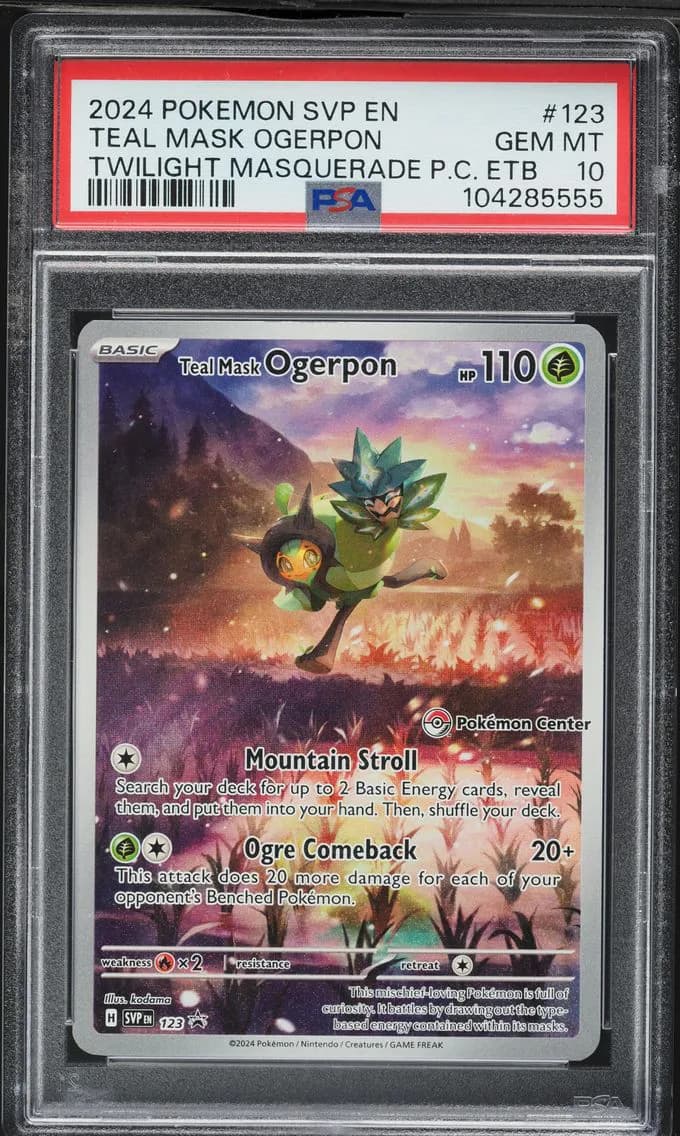 Teal Mask Ogerpon, SV Black Star Promo, PSA 10