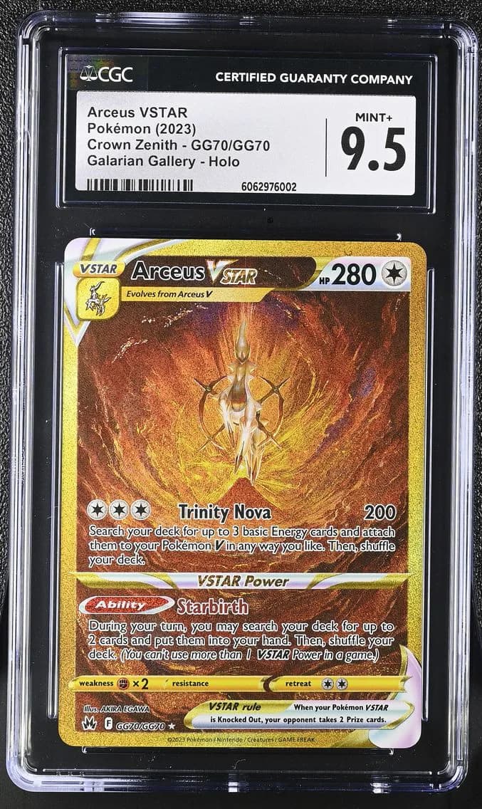 Arceus VSTAR, Crown Zenith, CGC 9.5