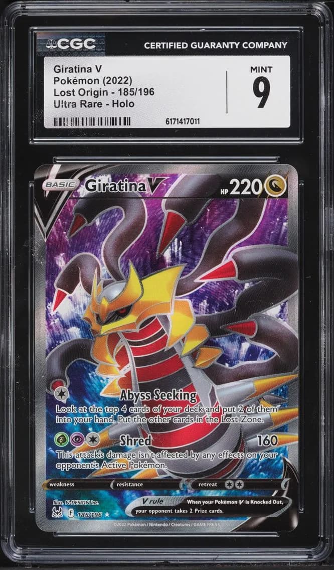 Giratina V, Lost Origin, CGC 9