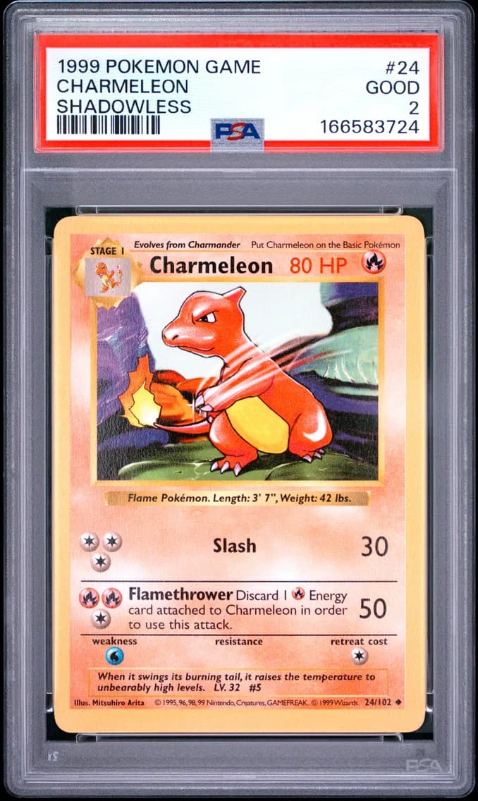 Charmeleon Shadowless, Game, PSA 2