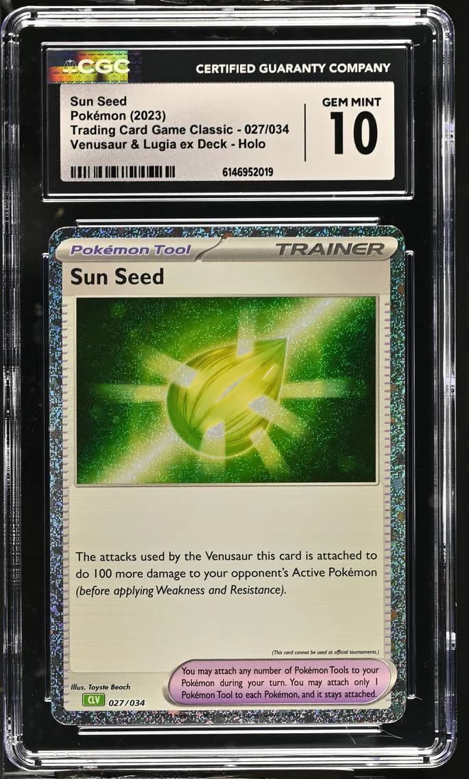 Sun Seed, Trading Card Game Classic - CLV, CLC, CLB, CGC 10