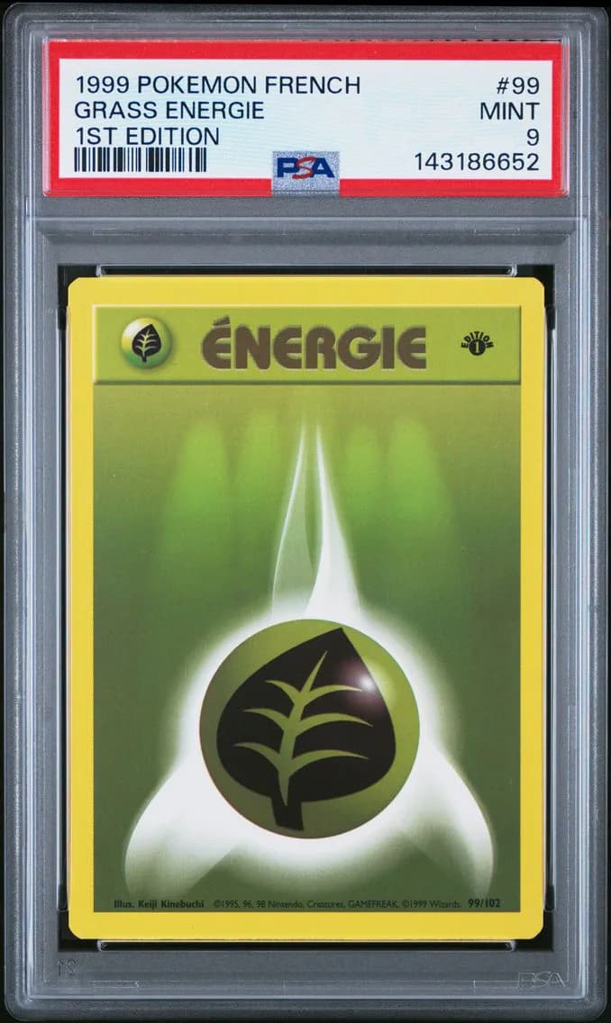 Grass Energie 1st Edition, French, PSA 9